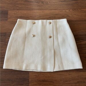 NWT H&M Cream Skirt